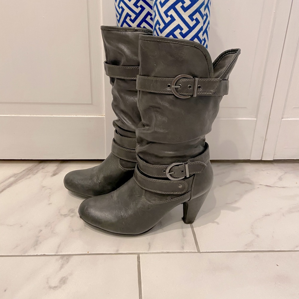 3” Heel Mid-Calf Boots